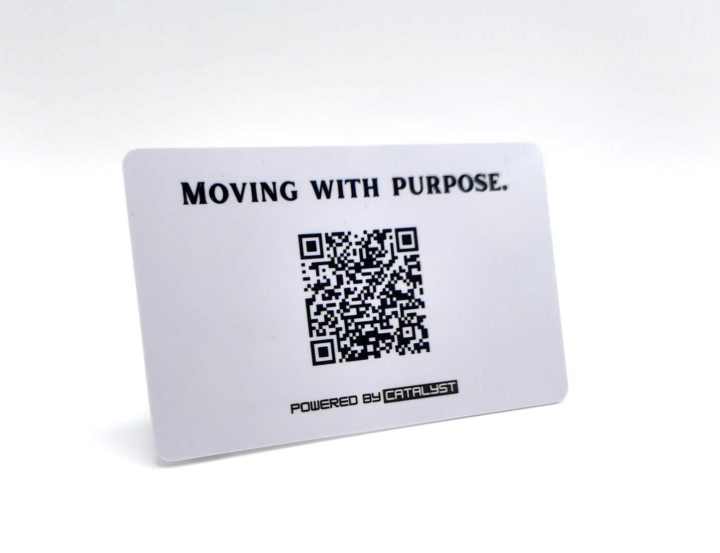 The Catalyst Card - Glossy White