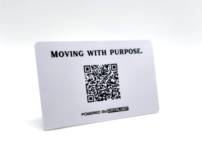 The Catalyst Card - Glossy White