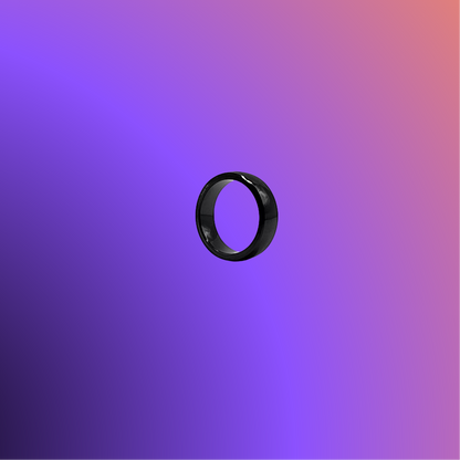 The Catalyst Ring in black, size 10