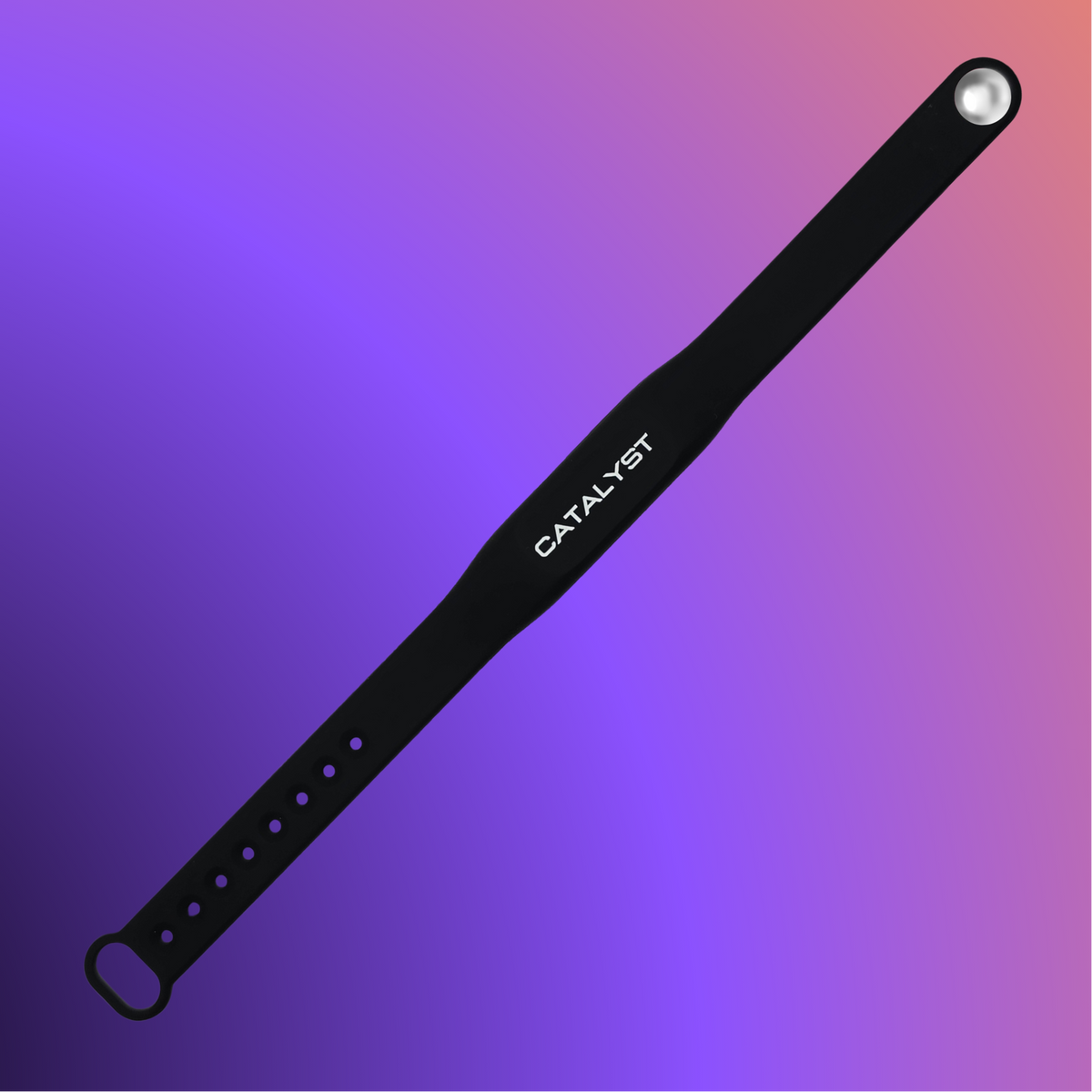 The Catalyst Band, a waterproof silicone NFC wristband